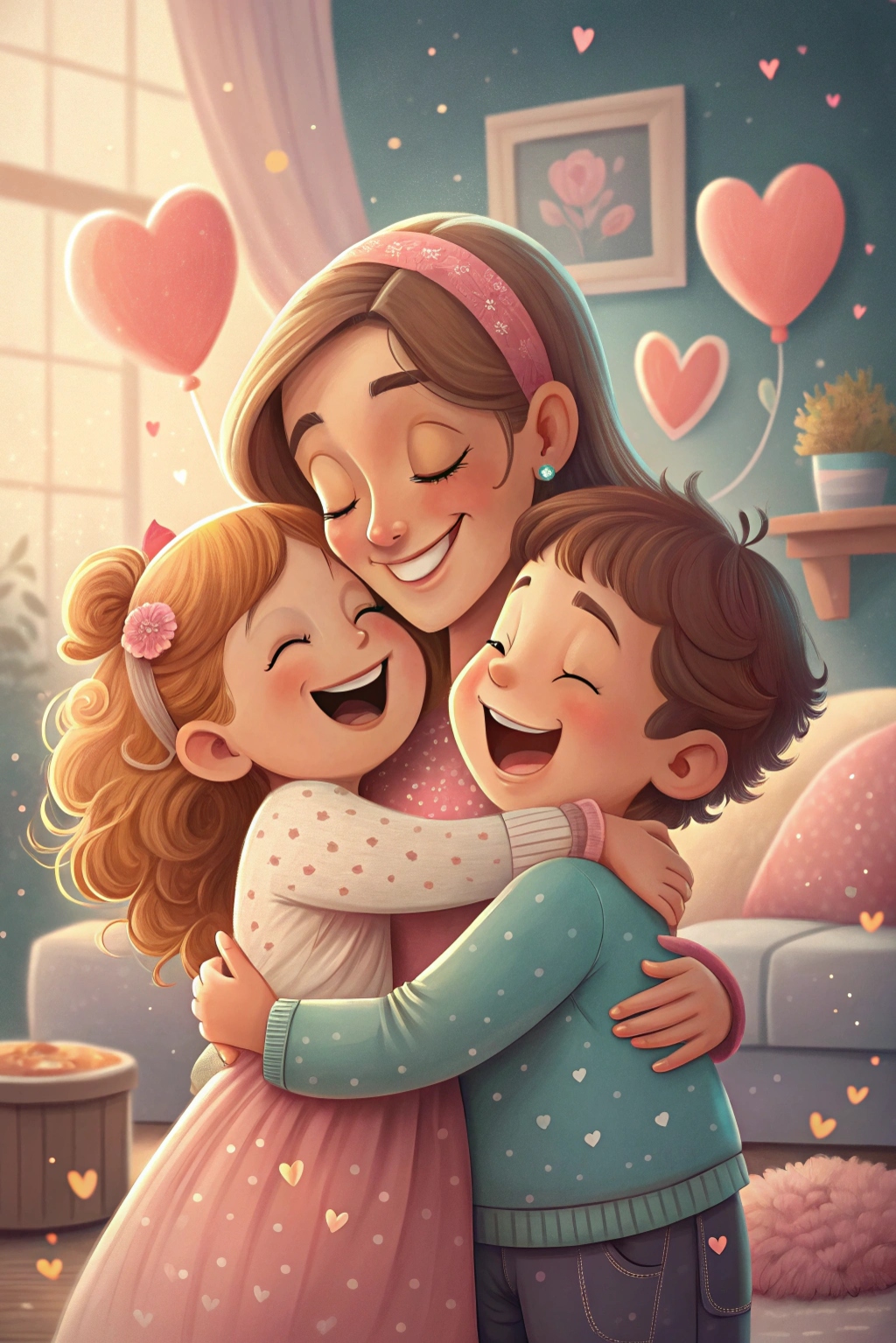 Heartwarming greeting card