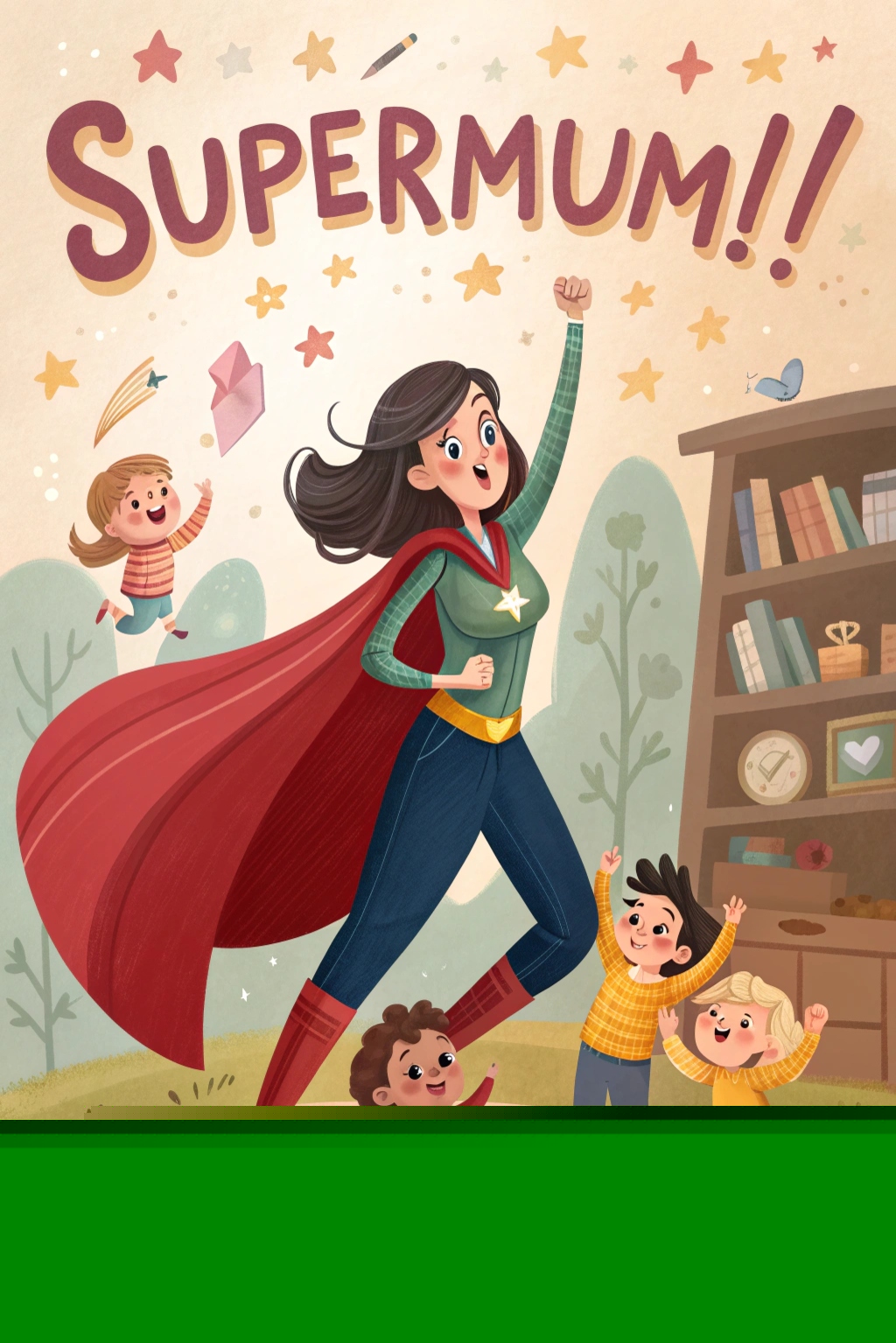Supermum greeting card